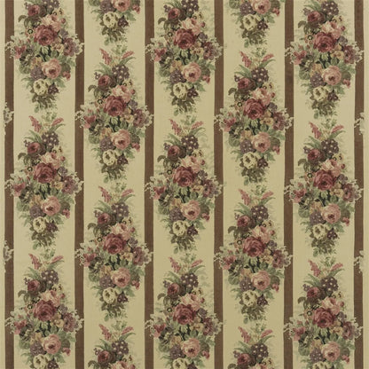 Ladies Day Blockprint Fabric by Ralph Lauren in Tea Party
