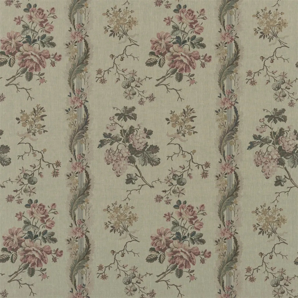 Espalier Fabric by Ralph Lauren in Vintage Rose