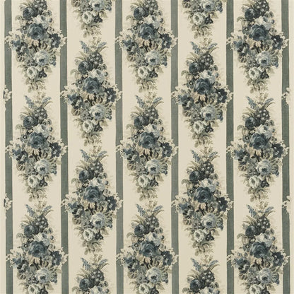 Ladies Day Blockprint Fabric by Ralph Lauren in Lovat