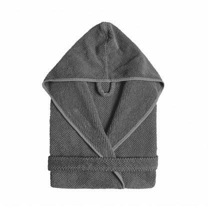 Bee Waffle Bath Robe - STORM - L