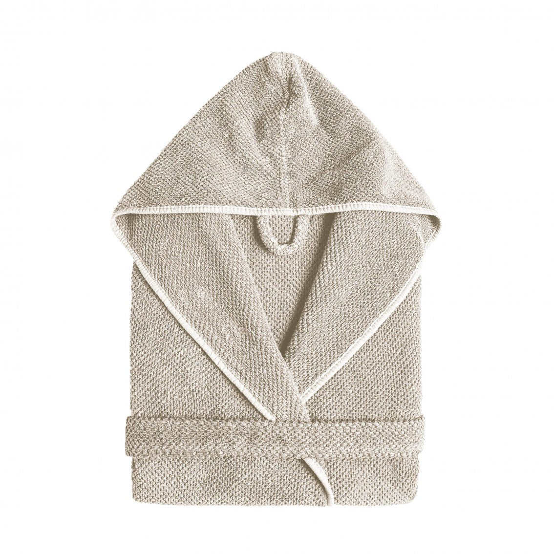 Bee Waffle Bath Robe - FOG - L
