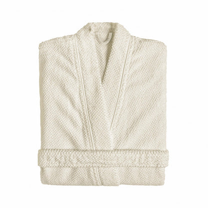 Bee Waffle Bath Robe - NATURAL - XL