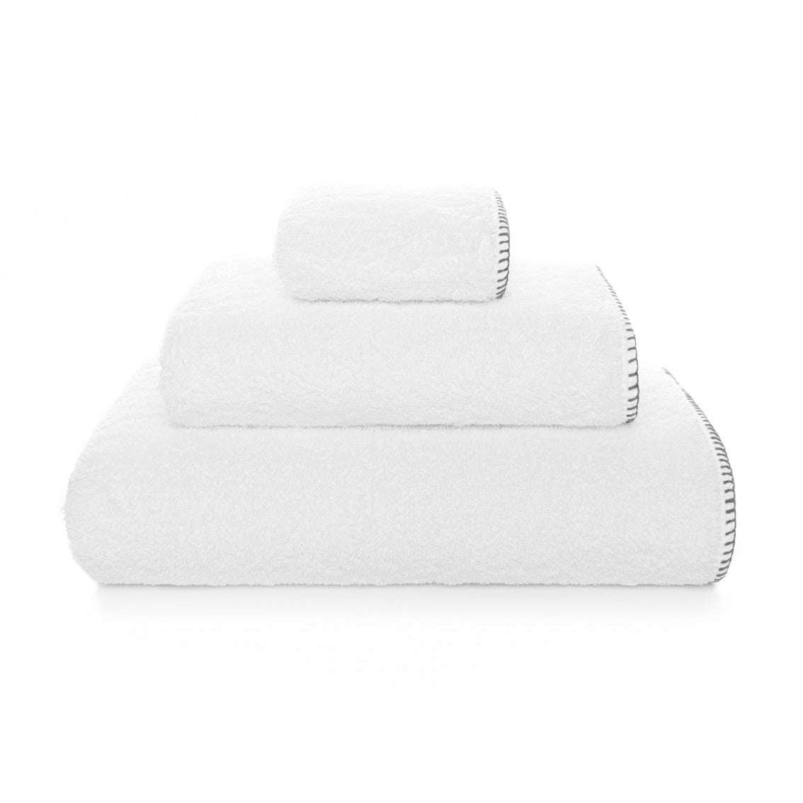 Evora Custom Washcloth - 15021 | WHITE/STORM - 12''X12'' | Washcloth