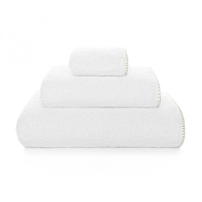 Evora Custom Washcloth - 15022 | WHITE/LINEN - 12''X12'' | Washcloth