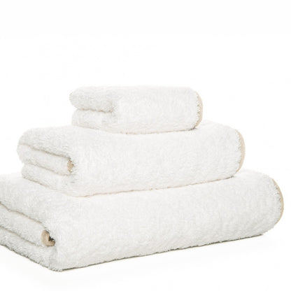 Linen Snow Guest Towel by Graccioza in SNOW