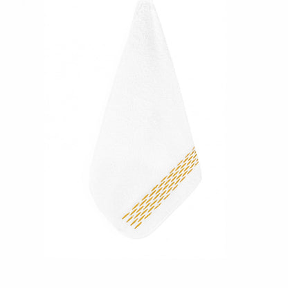 Alhambra Hand Towel by Graccioza in WHITE/GOLD