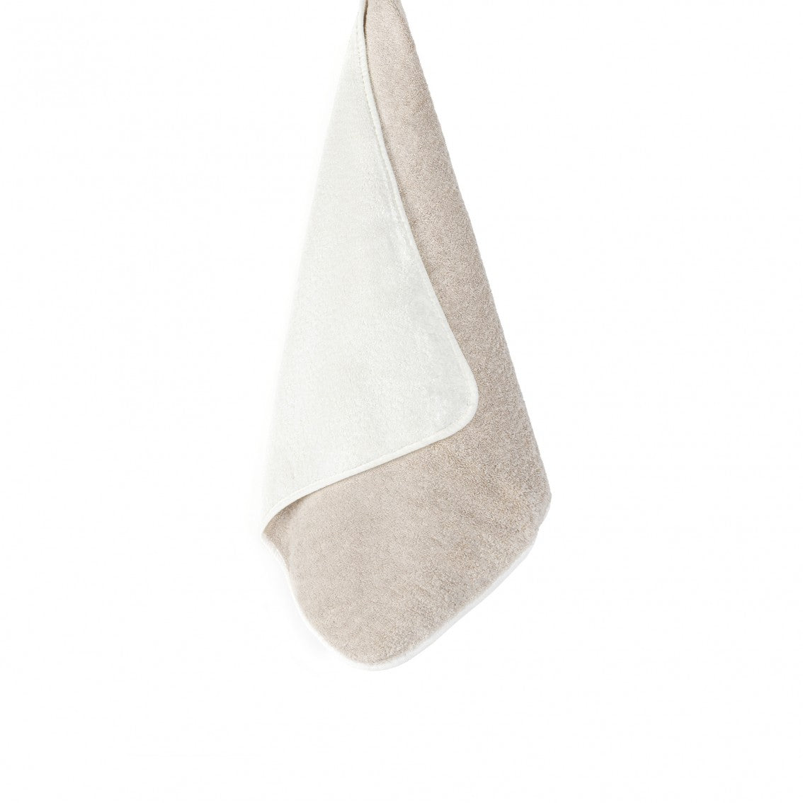 Bicolore Hand Towel by Graccioza in 10001 | FOG/SNOW