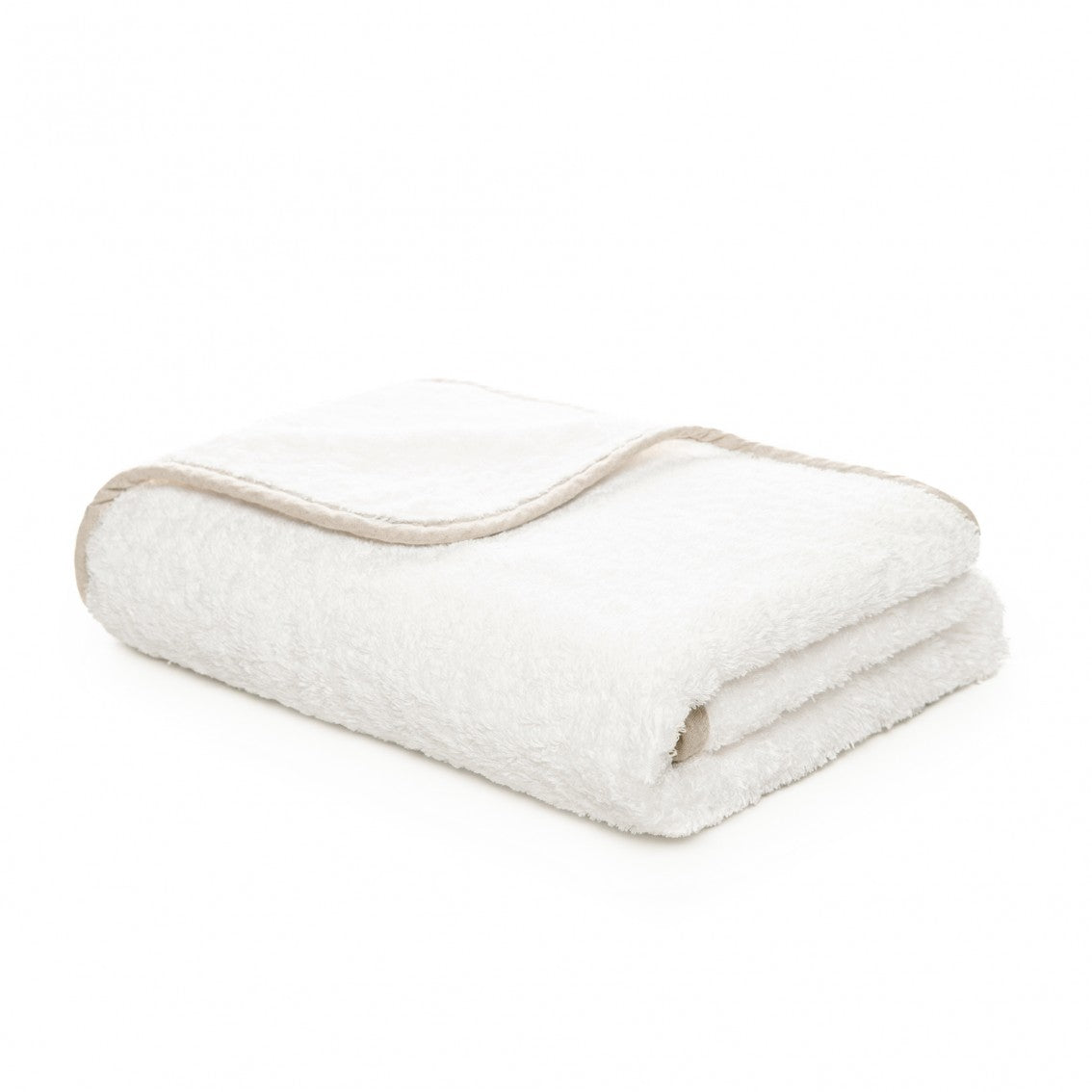 Linen Snow Bath Towel by Graccioza in SNOW