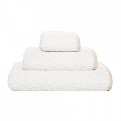 Linen Snow Hand Towel by Graccioza in SNOW