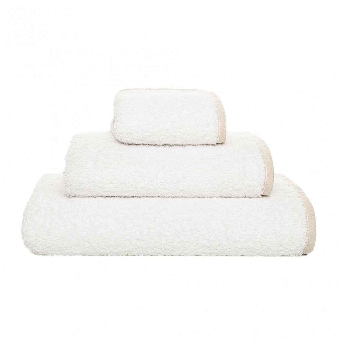 Linen Snow Guest Towel - SNOW - 12''X20'' | Guest Towel