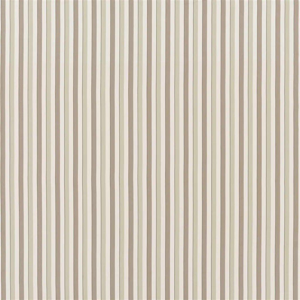 Burlington Stripe Fabric by Designers Guild in Stone