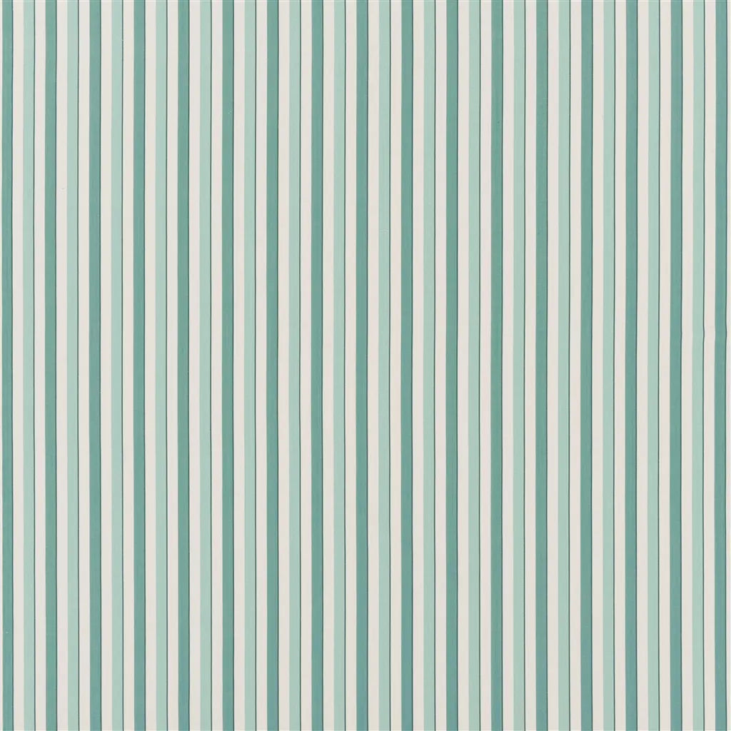 Burlington Stripe Fabric by Designers Guild in Celadon