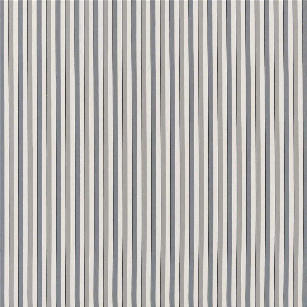 Burlington Stripe Fabric by Designers Guild in Charcoal