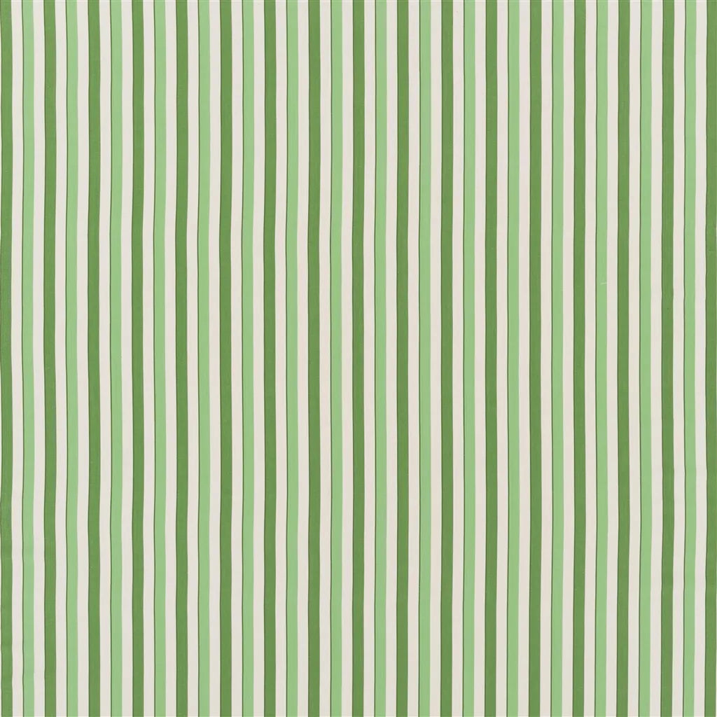 Burlington Stripe Fabric by Designers Guild in Emerald