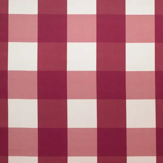 Great Check Fabric by Salvesen Graham in Raspberry
