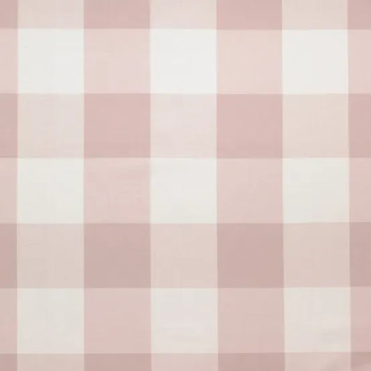 Great Check Fabric by Salvesen Graham in Rose