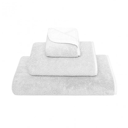 Bicolore Hand Towel - CLOUD/WHITE - 20'X39'' | XL Hand Towel