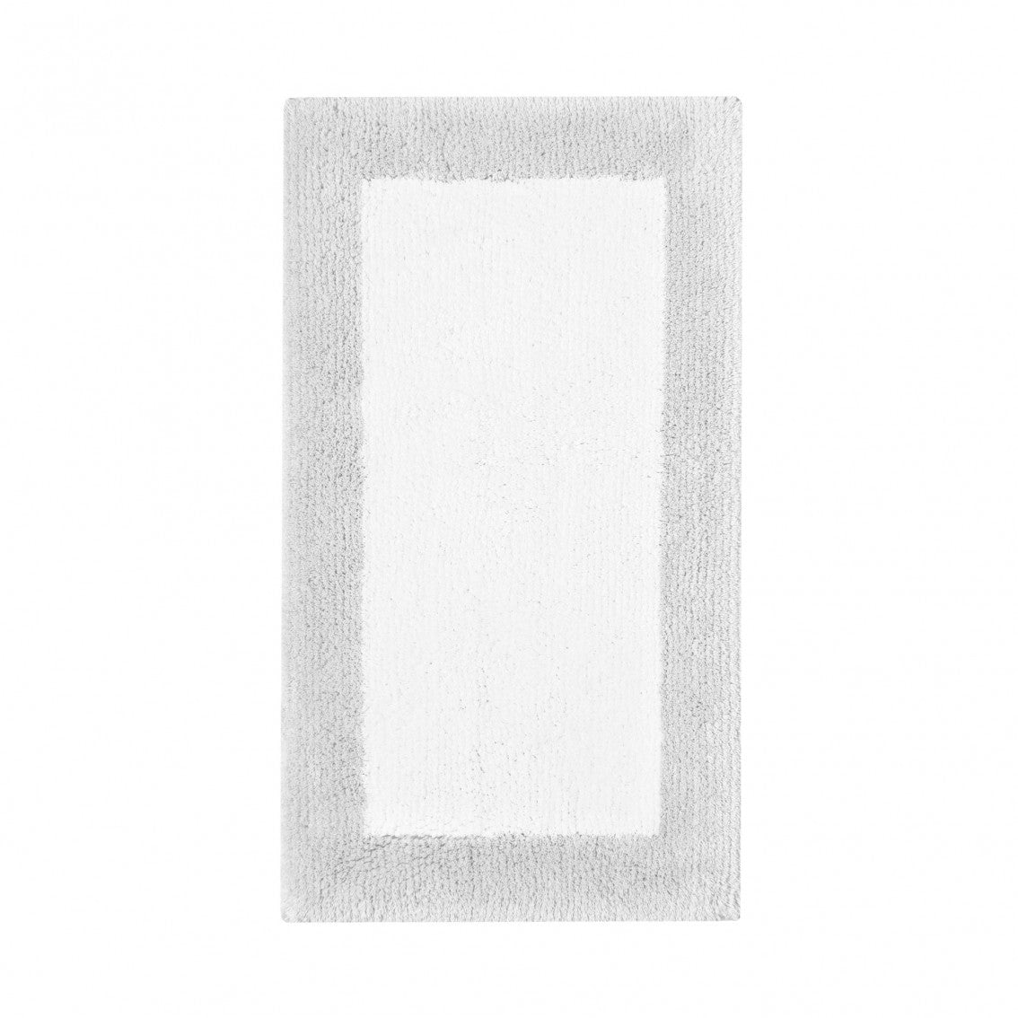 Bicolore Bath Rug - CLOUD/WHITE - 28''X47''
