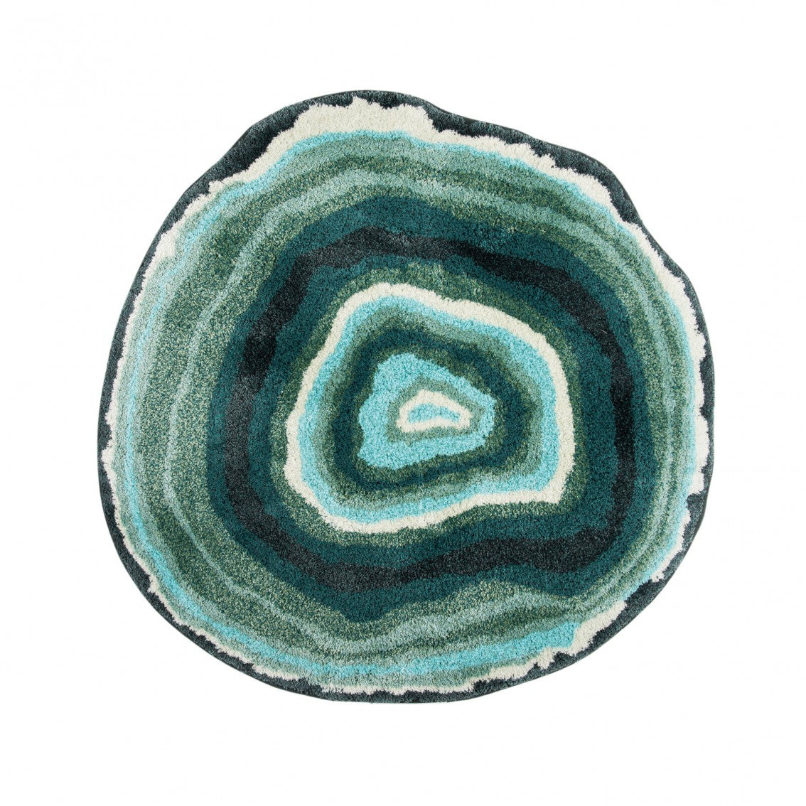Green Agate Bath Rug - MULTICOLOUR - Ø 31''