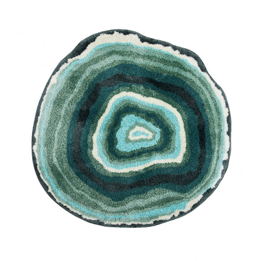 Green Agate Bath Rug - MULTICOLOUR - Ø 31''