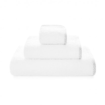 Parson Guest Towel - WHITE/SILVER - 12''X20'' | Guest Towel