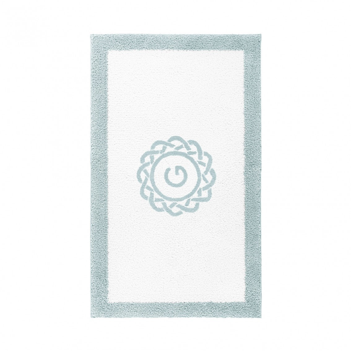 Egoist Border Monogram Bath Rug - SEAMIST - 32''x63'' | Rectangular