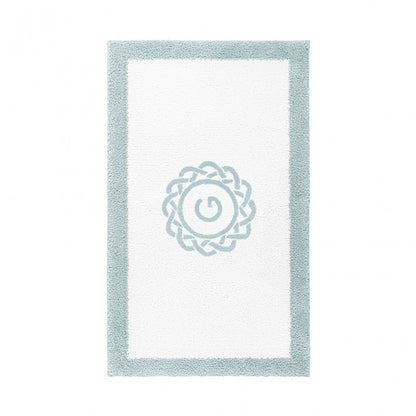 Egoist Border Monogram Bath Rug - SEAMIST - 32''x63'' | Rectangular
