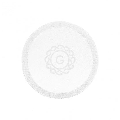Egoist Border Monogram Bath Rug - CLOUD - Ø 39'' | Round