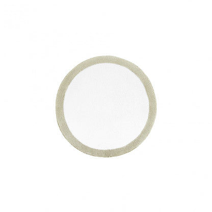 Egoist Border Bath Rug - SAGE - Ø 39'' | Round