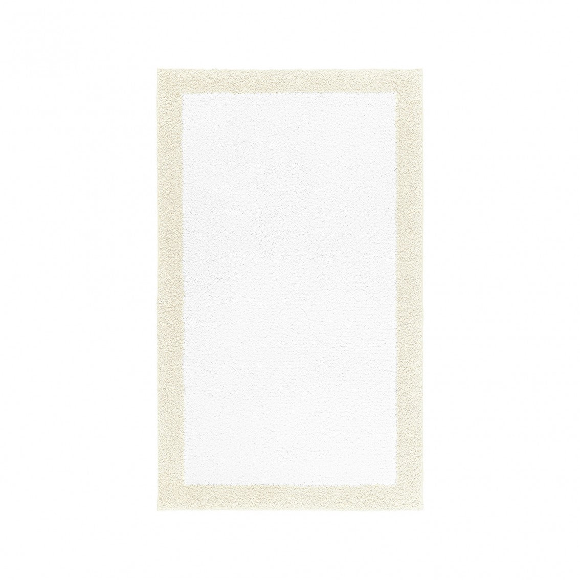 Egoist Border Bath Rug - NATURAL - 32''x63'' | Rectangular