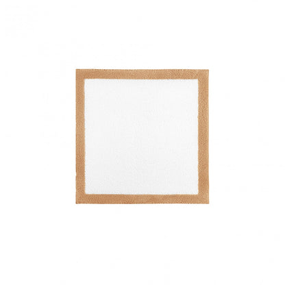 Egoist Border Bath Rug - TOAST - 24''x24'' | Square