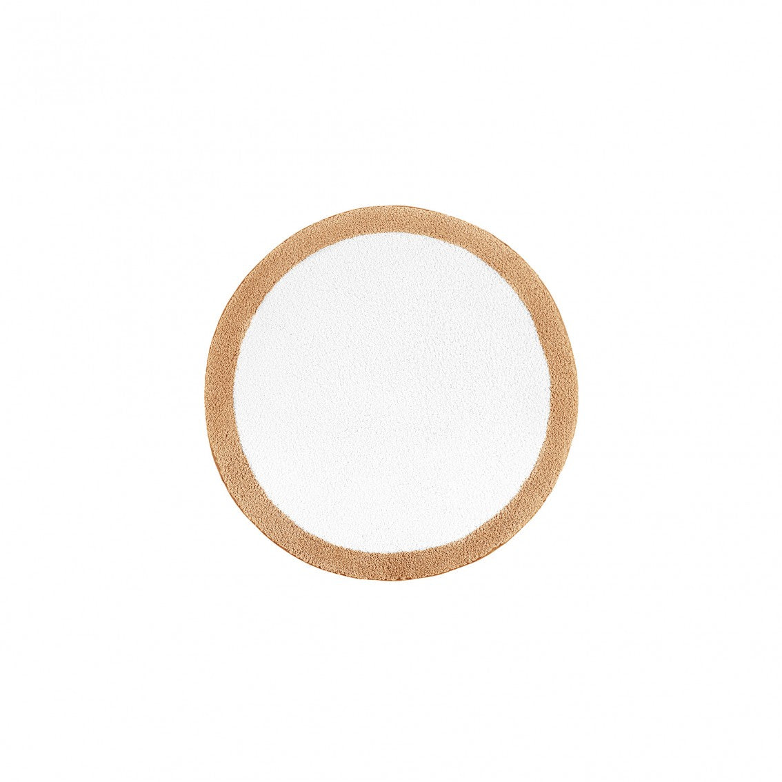 Egoist Border Bath Rug - TOAST - Ø 39'' | Round