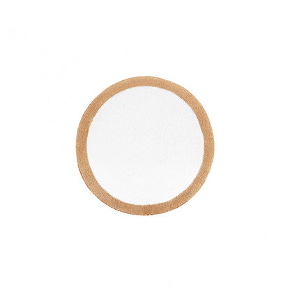 Egoist Border Bath Rug - TOAST - Ø 39'' | Round