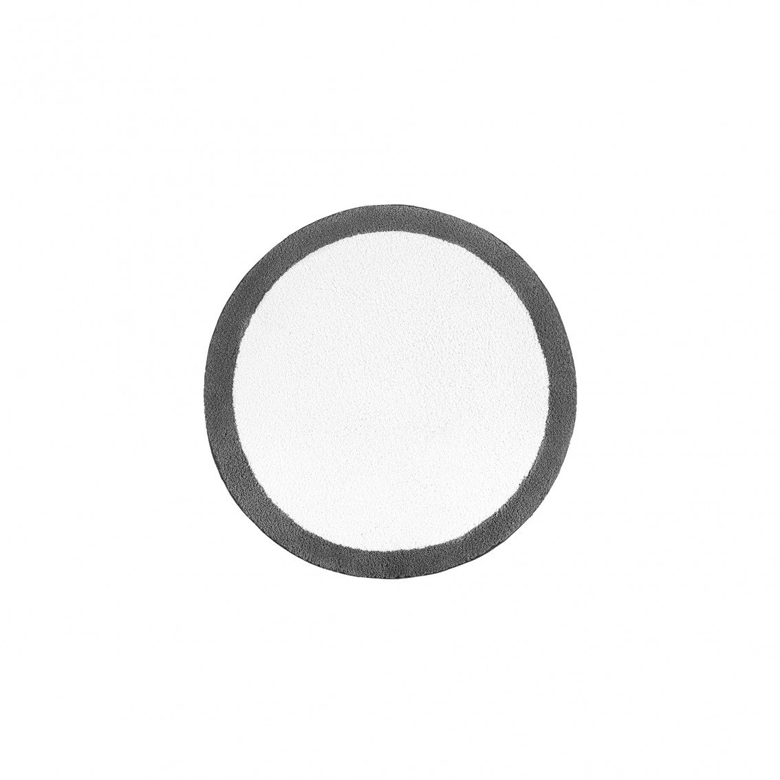 Egoist Border Bath Rug - STORM - Ø 39'' | Round