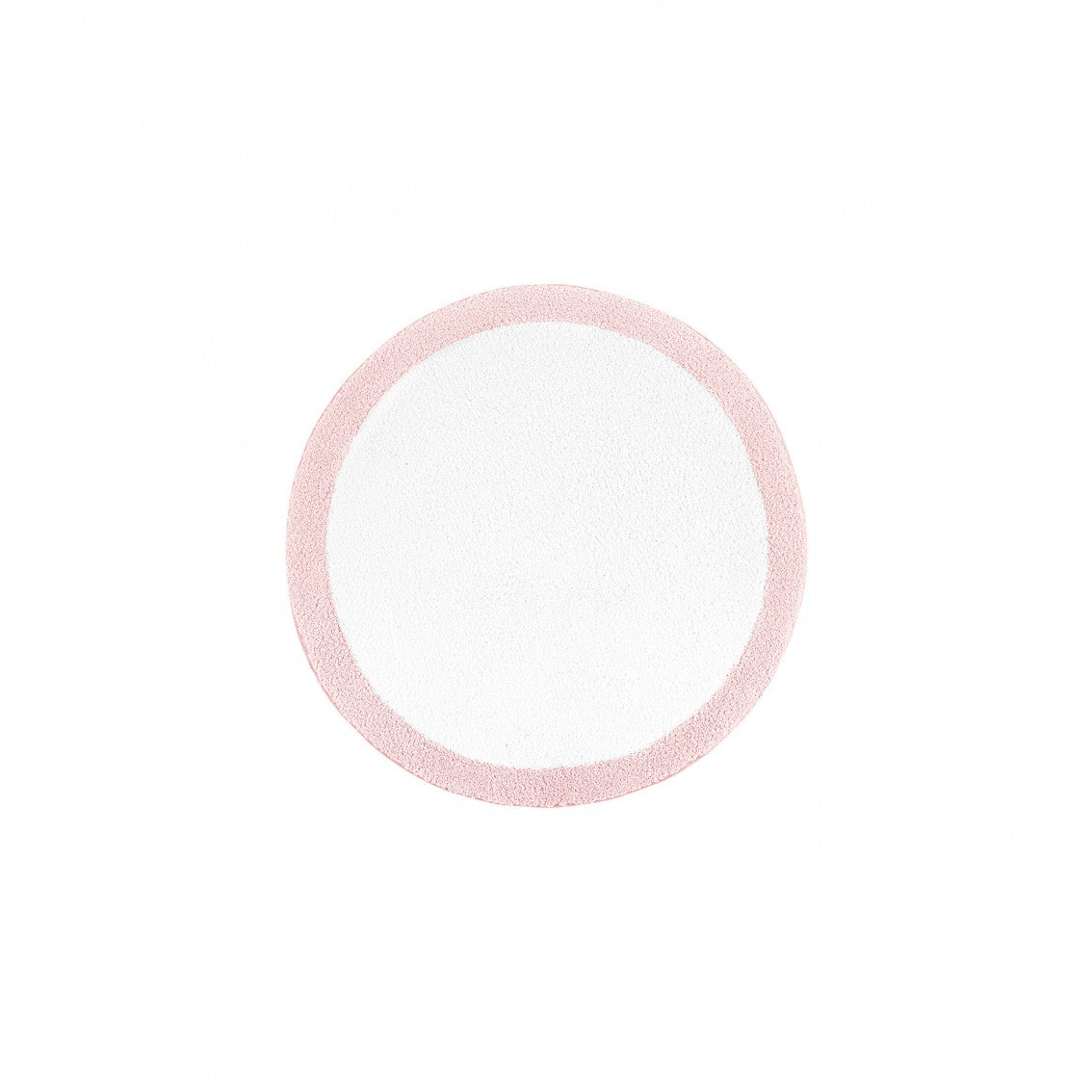 Egoist Border Bath Rug - PEARL - Ø 39'' | Round