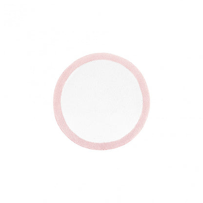 Egoist Border Bath Rug - PEARL - Ø 39'' | Round