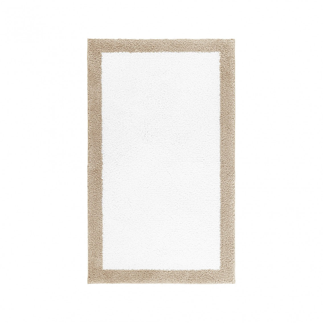 Egoist Border Bath Rug - LINEN - 32''x63'' | Rectangular