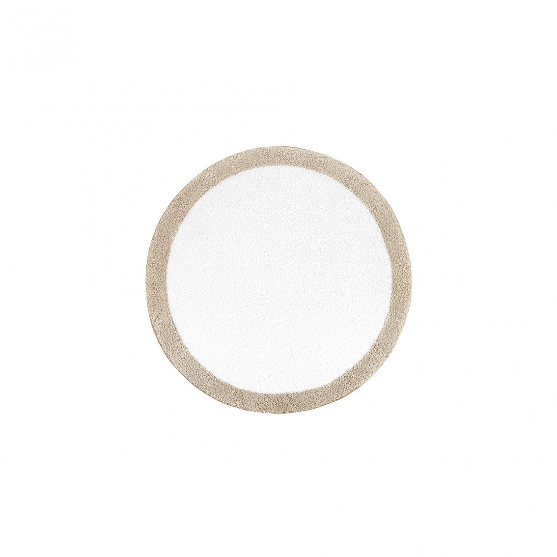 Egoist Border Bath Rug - LINEN - Ø 39'' | Round