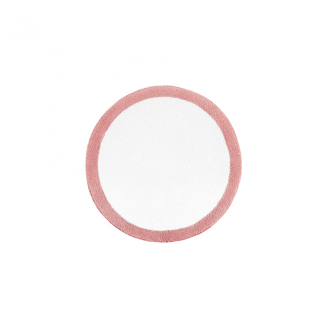 Egoist Border Bath Rug - BLUSH - Ø 39'' | Round