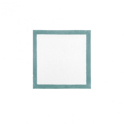 Egoist Border Bath Rug - BALTIC - 24''x24'' | Square
