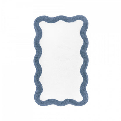 Egoist Border Bath Rug - COBALT - additional view