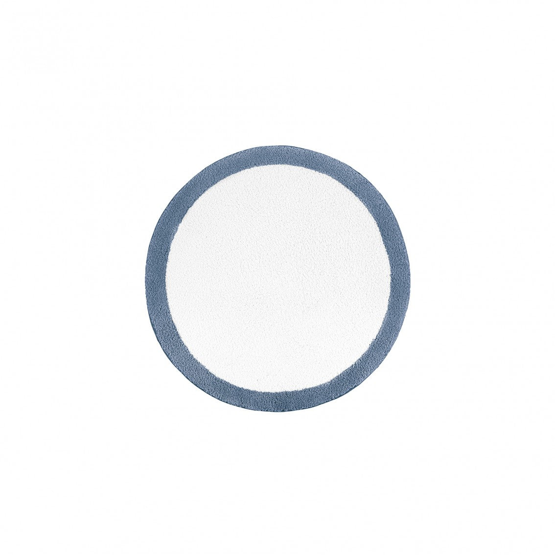 Egoist Border Bath Rug - COBALT - Ø 39'' | Round