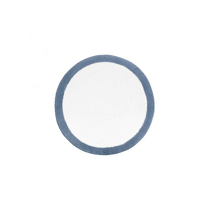 Egoist Border Bath Rug - COBALT - Ø 39'' | Round