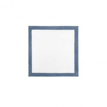 Egoist Border Bath Rug - COBALT - 24''x24'' | Square