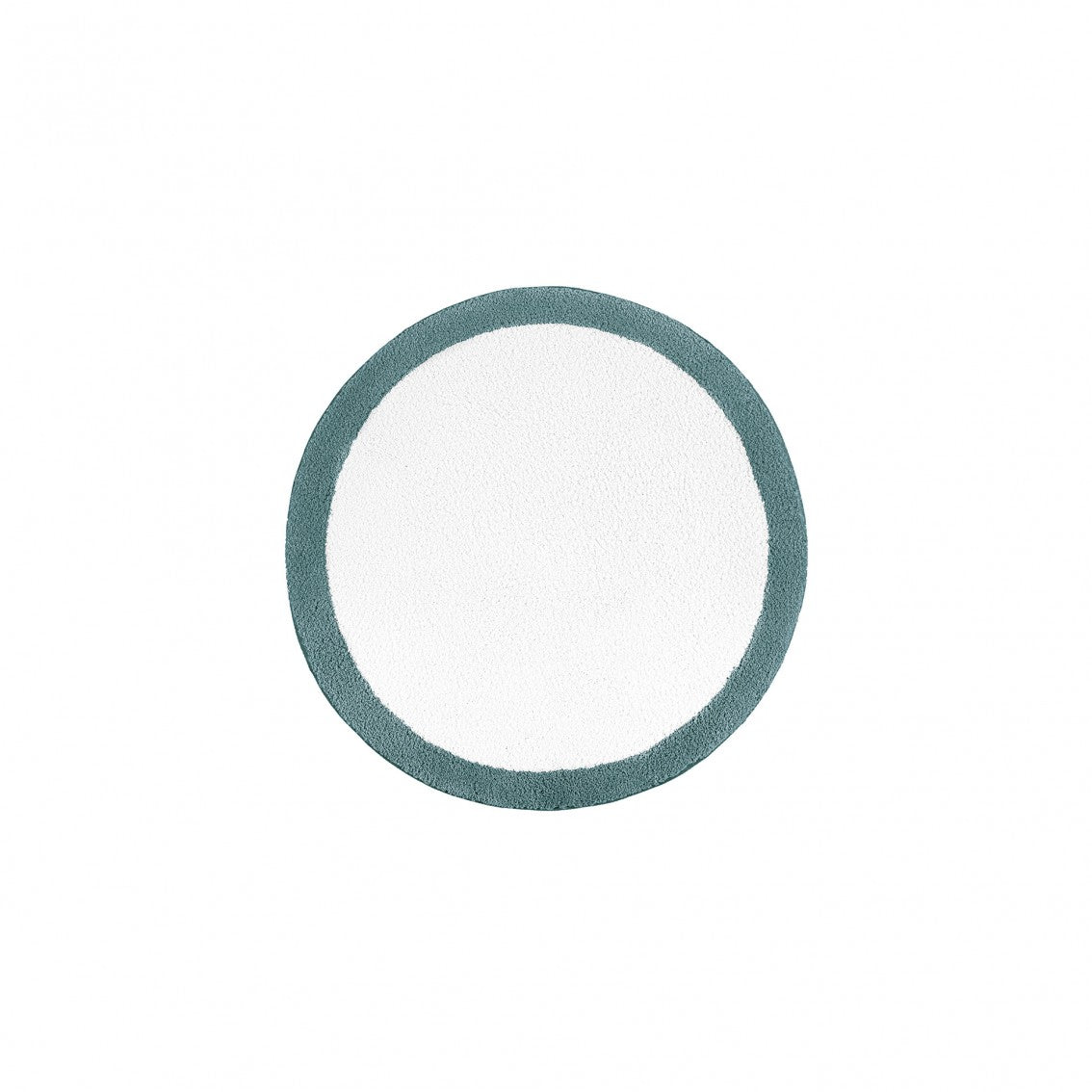 Egoist Border Bath Rug - DEEP SEA - Ø 39'' | Round