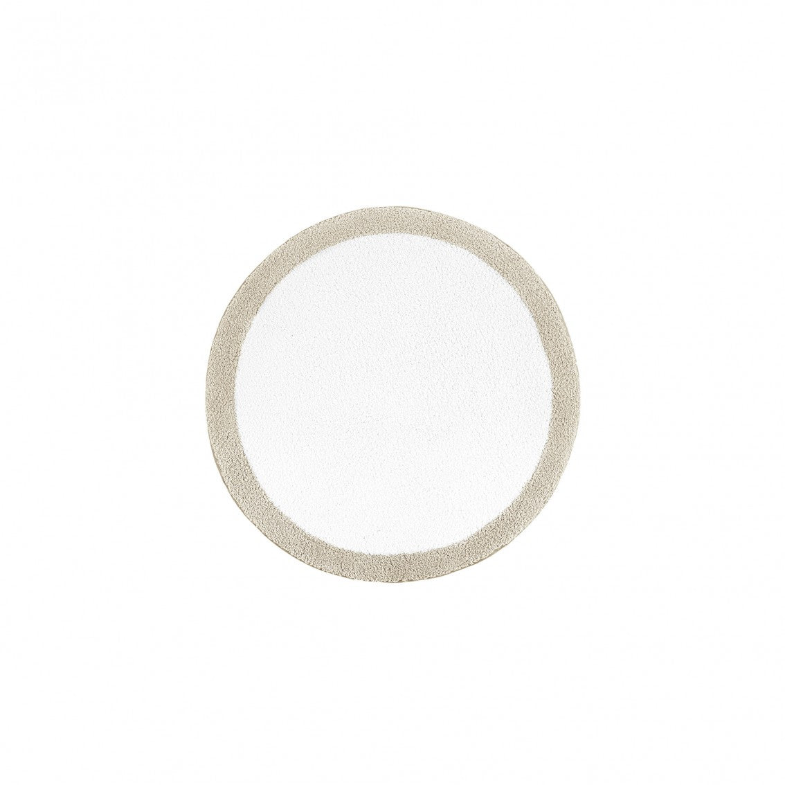 Egoist Border Bath Rug - FOG - Ø 39'' | Round