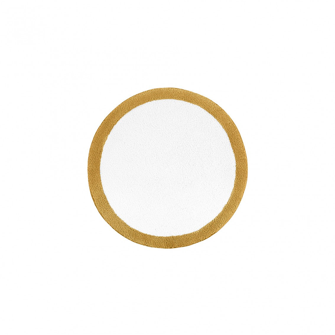 Egoist Border Bath Rug - CAMEL - Ø 39'' | Round