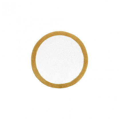 Egoist Border Bath Rug - CAMEL - Ø 39'' | Round