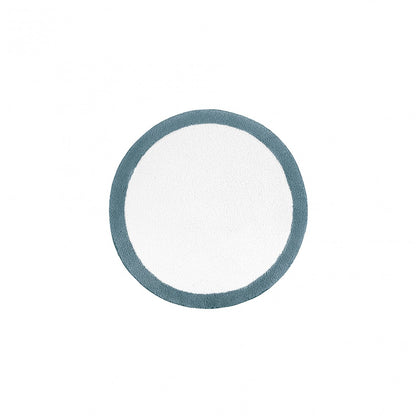 Egoist Border Bath Rug - PEACOCK - Ø 39'' | Round