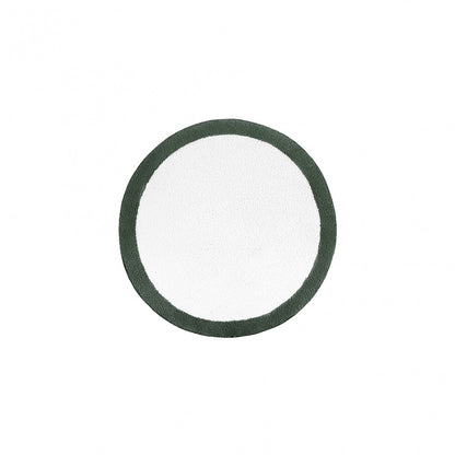 Egoist Border Bath Rug - MOSS - Ø 39'' | Round